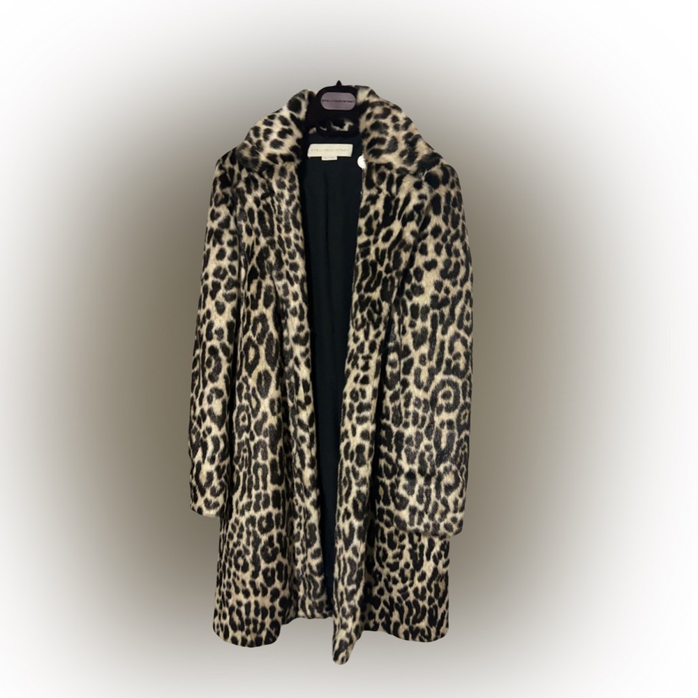 Rare Stella McCartney Leopard fur Jacket Size 38